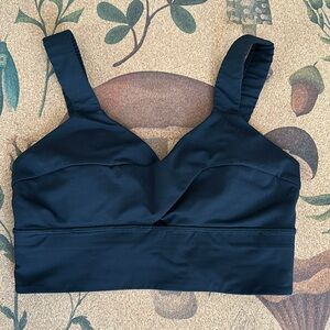 Lululemon Longline Sports Bra Size 8 Black